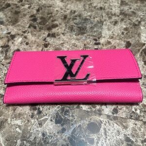 Vibrant Pink Designer Wallet